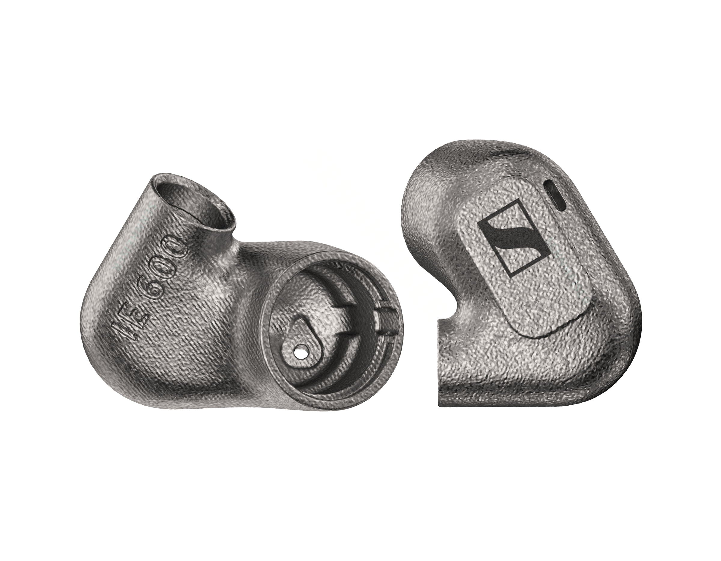 Sennheiser IE 600 Audiophile Earphones — shell detail with "IE 600" engraved inside the housing