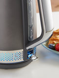 Morphy Richards Illumination 1.7L Grey Jug Kettle - Titanium | 108022