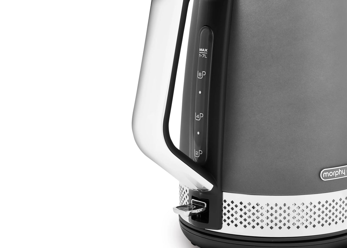 Morphy Richards Illumination 1.7L Grey Jug Kettle - Titanium | 108022