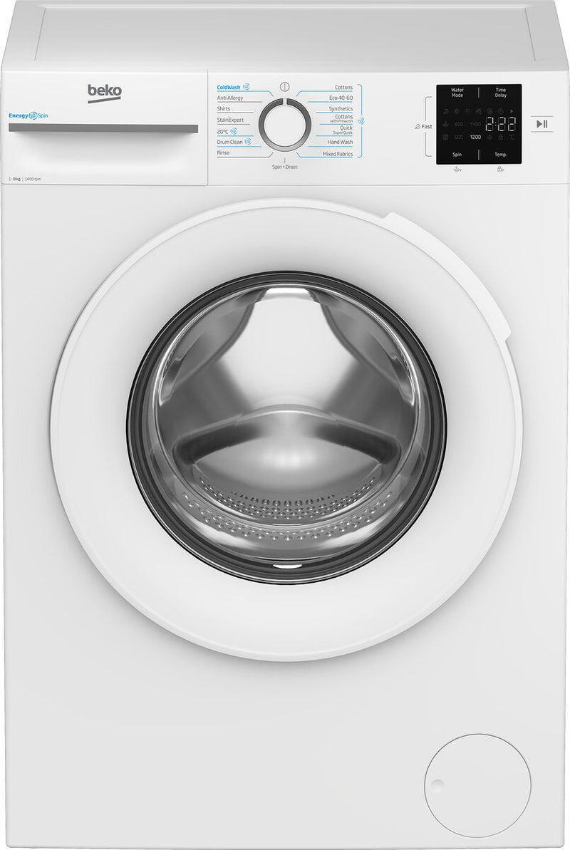 Beko 8kg 1400rpm Washing Machine with EnergySpin | BM3WT4841W