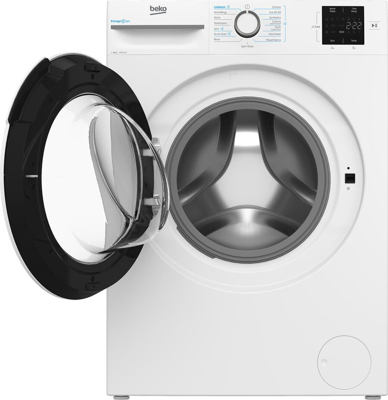 Beko 8kg 1400rpm Washing Machine with EnergySpin | BM3WT4841W