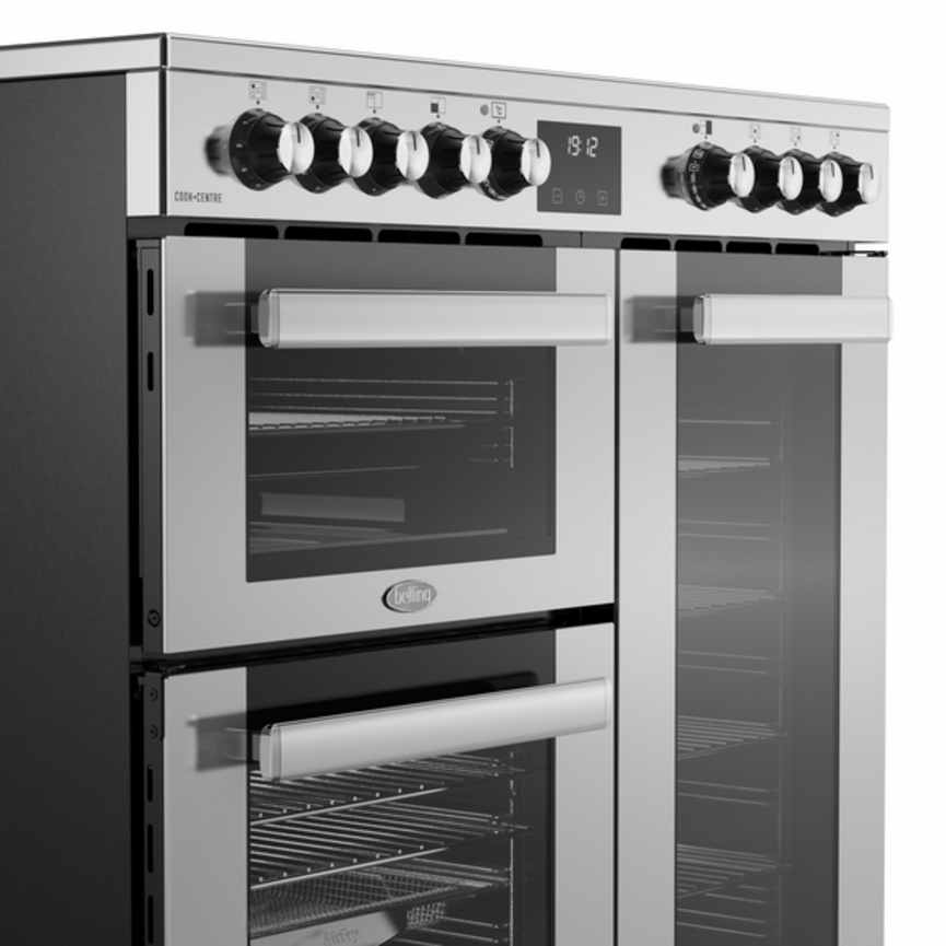 Belling Cookcentre 90E 90cm Ceramic Range Cooker - Stainless Steel - product view