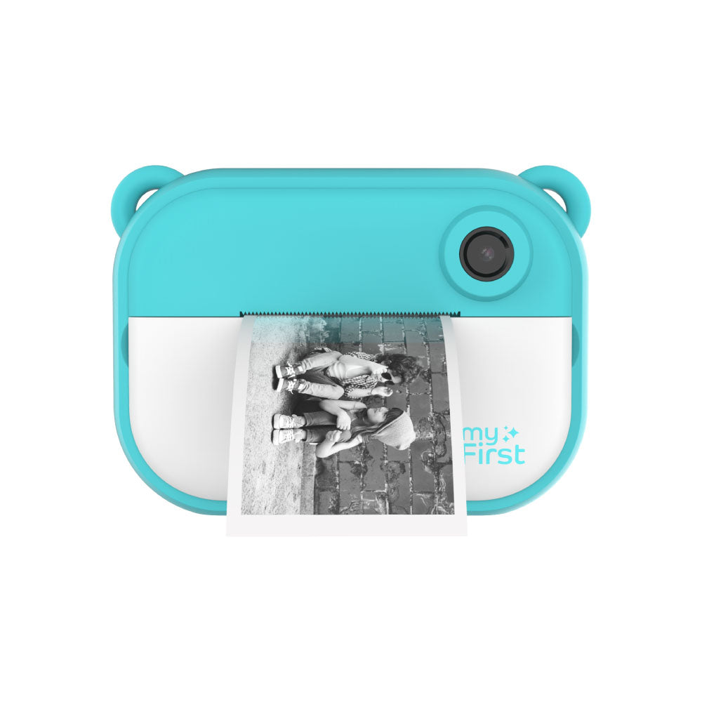 myFirst Camera Insta 2 Kids Instant Print Camera - Blue - printing a photo