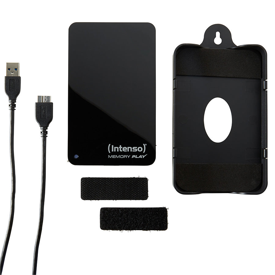 Intenso Memory Play 2TB 2.5-inch External TV Hard Drive, USB 3.2 - Black - view 4