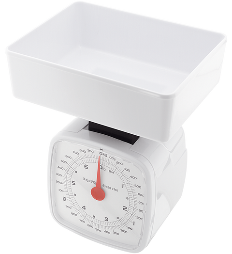 Judge 3kg Traditional Kitchen Scale - White | J401
