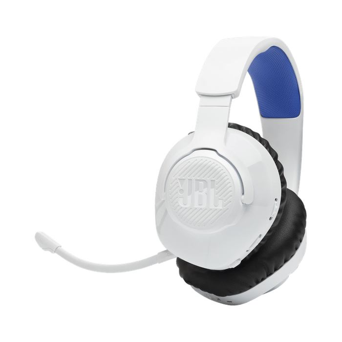 JBL Quantum 360P 40mm Driver Console Wireless Gaming Headset - White & Blue | JBLQ360PWLWHTBLU