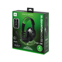 JBL Quantum 360X Xbox Wireless Gaming Headset - Black & Green | JBLQ360XWLBLKGR JBL Headphones Euronics Ireland