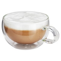 Judge JDG62 Duo Form cappuccino glass set, 250ml product image 1
