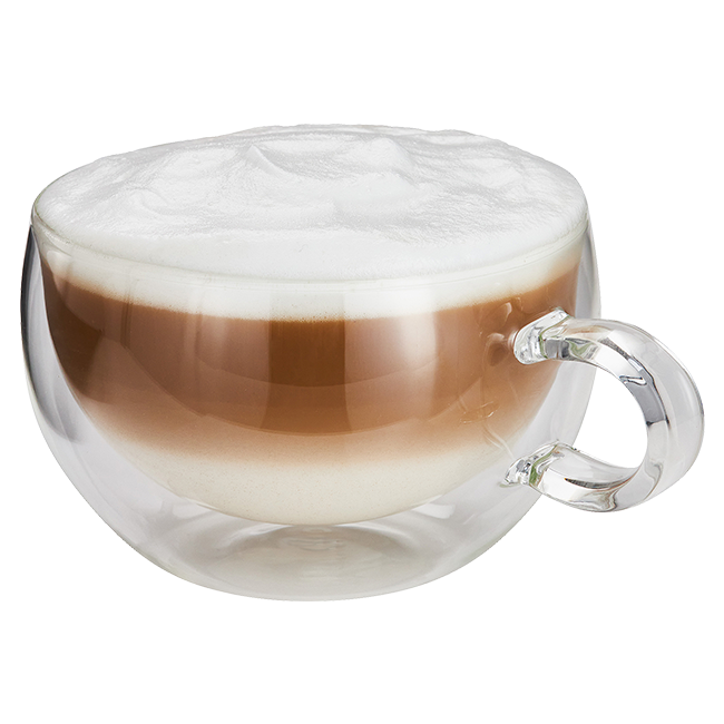 Judge JDG64 Duo Form latte glass set, 325ml product image 1