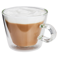 Judge JDG68 Duo Flare cappuccino glass set, 250ml product image 1