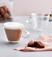 Judge JDG68 Duo Flare cappuccino glass set, 250ml product image 2