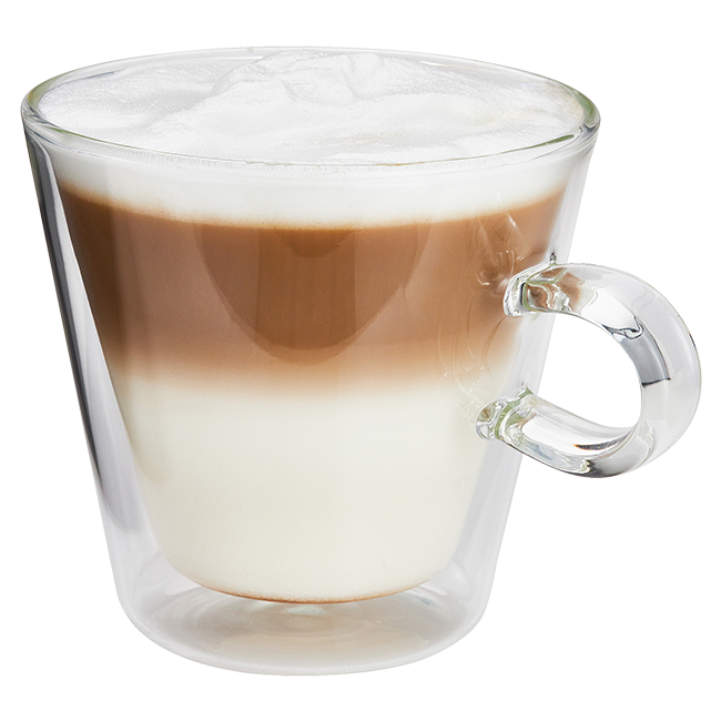 Judge JDG70 Duo Flare latte glass set, 325ml product image 1