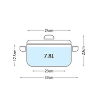 Judge JH45 24cm enamel stockpot, black product image 2