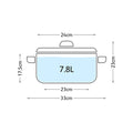 Judge JH45 24cm enamel stockpot, black product image 5