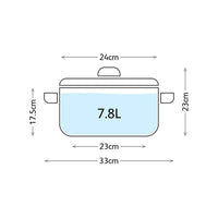 Judge JH45 24cm enamel stockpot, black product image 5