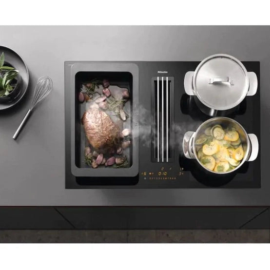 Miele 80cm Induction hob with Integrated Extraction – view 4