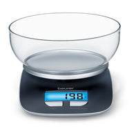 Beurer KS 25 Kitchen Scale with 1.2L bowl, front view