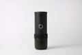 Outin Mino portable electric espresso machine in Space Grey with capsule adapter, filter basket and coffee cup