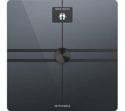 Withings Body Comp - Smart Scale with Body Composition & Visceral Fat Analysis - Black | 78-WBS12-Black-All-Inter