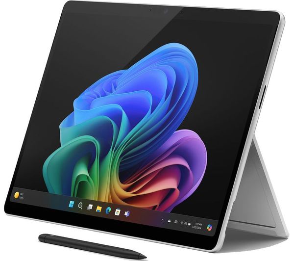 MICROSOFT 13" Surface Pro, Copilot+ PC - Snapdragon X Plus, 256 GB SSD, Platinum | ZHX-00003