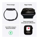 Apple Watch Series 10 GPS 46mm Jet Black Aluminium Case with Black Sport Band - M/L | MWWQ3QA/A Apple Smartwatch Euronics Ireland