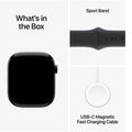 Apple Watch Series 10 GPS 46mm Jet Black Aluminium Case with Black Sport Band - M/L | MWWQ3QA/A Apple Smartwatch Euronics Ireland