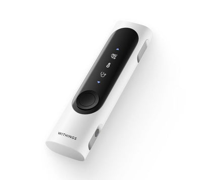 Withings BeamO - Portable 4-in-1 Health Monitor ECG, Stethoscope, SpO2 & Temperature | 78-SCT02-02-All-Int