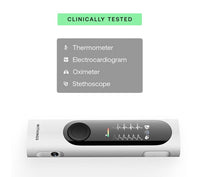 Withings BeamO - Portable 4-in-1 Health Monitor ECG, Stethoscope, SpO2 & Temperature | 78-SCT02-02-All-Int