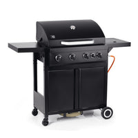 Landmann Rexon 4.1 62cm Cast Iron Gas BBQ with Side Burner | 22160 Landmann Outdoor Grill Euronics Ireland