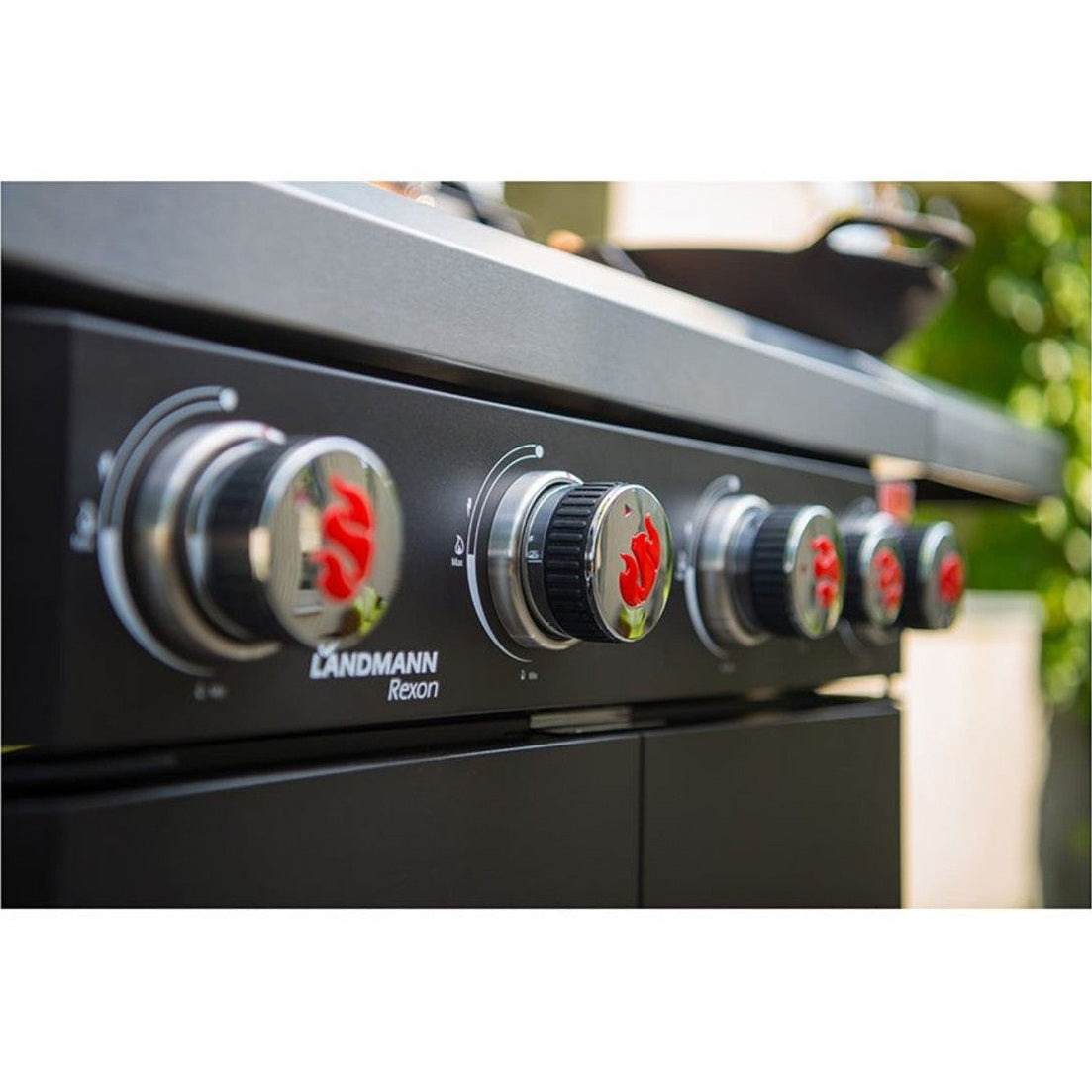 Landmann Rexon 4.1 64cm Cast Iron Gas BBQ with Modulus Cooking System | 12270 Landmann Outdoor Grill Euronics Ireland