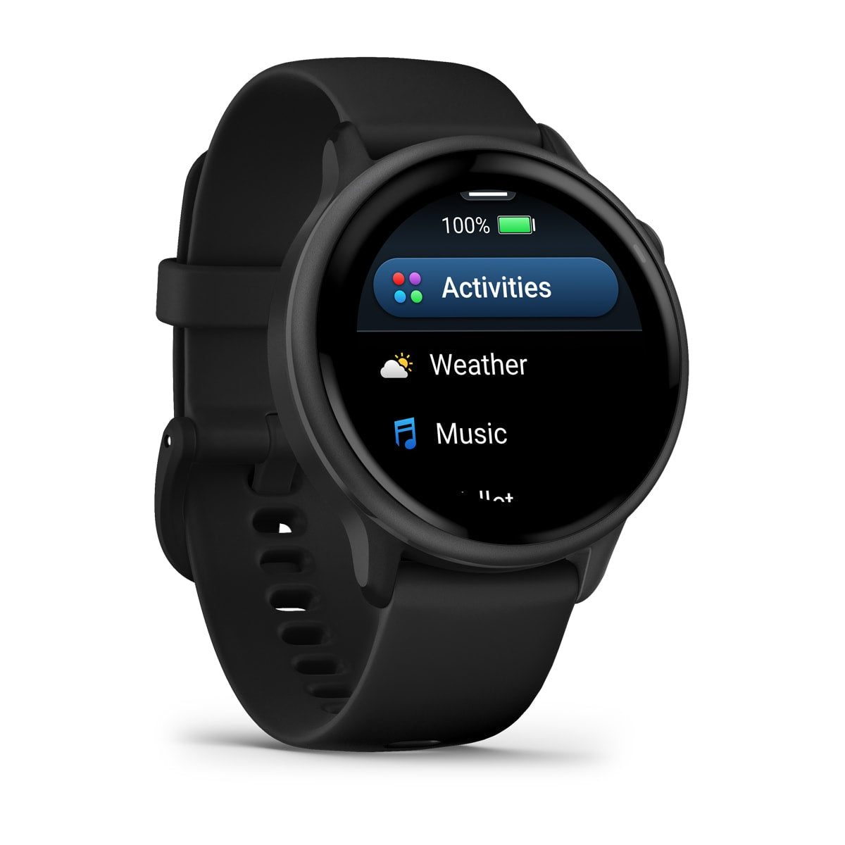 Garmin vivoactive 6 GPS Fitness Smartwatch - angled left-front view