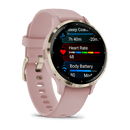 Garmin Venu 3s Smartwatch - Soft Gold - Rose Case | 49-GAR-010-02785-03