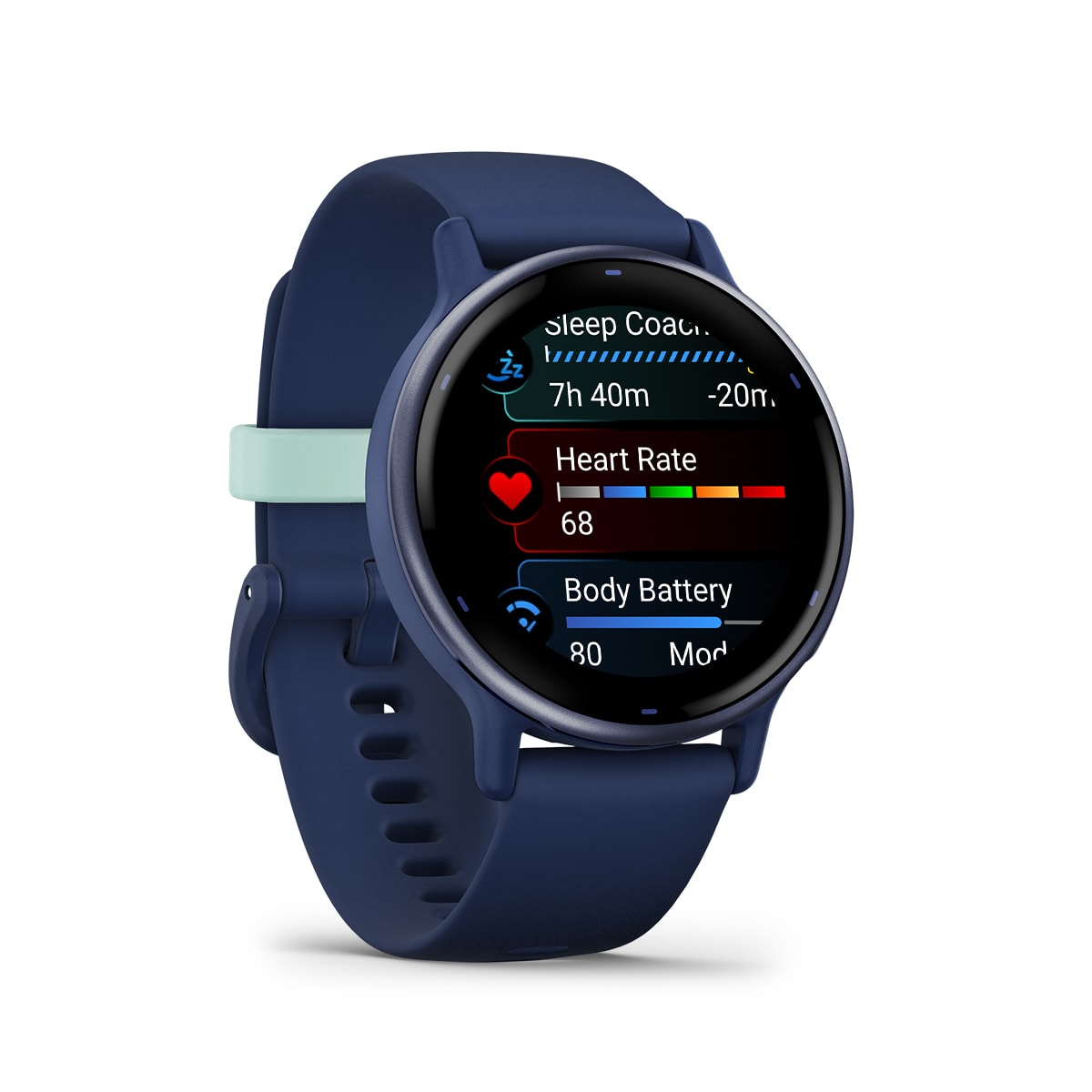 Garmin vivoactive 5 GPS Fitness Smartwatch - angled left-front view