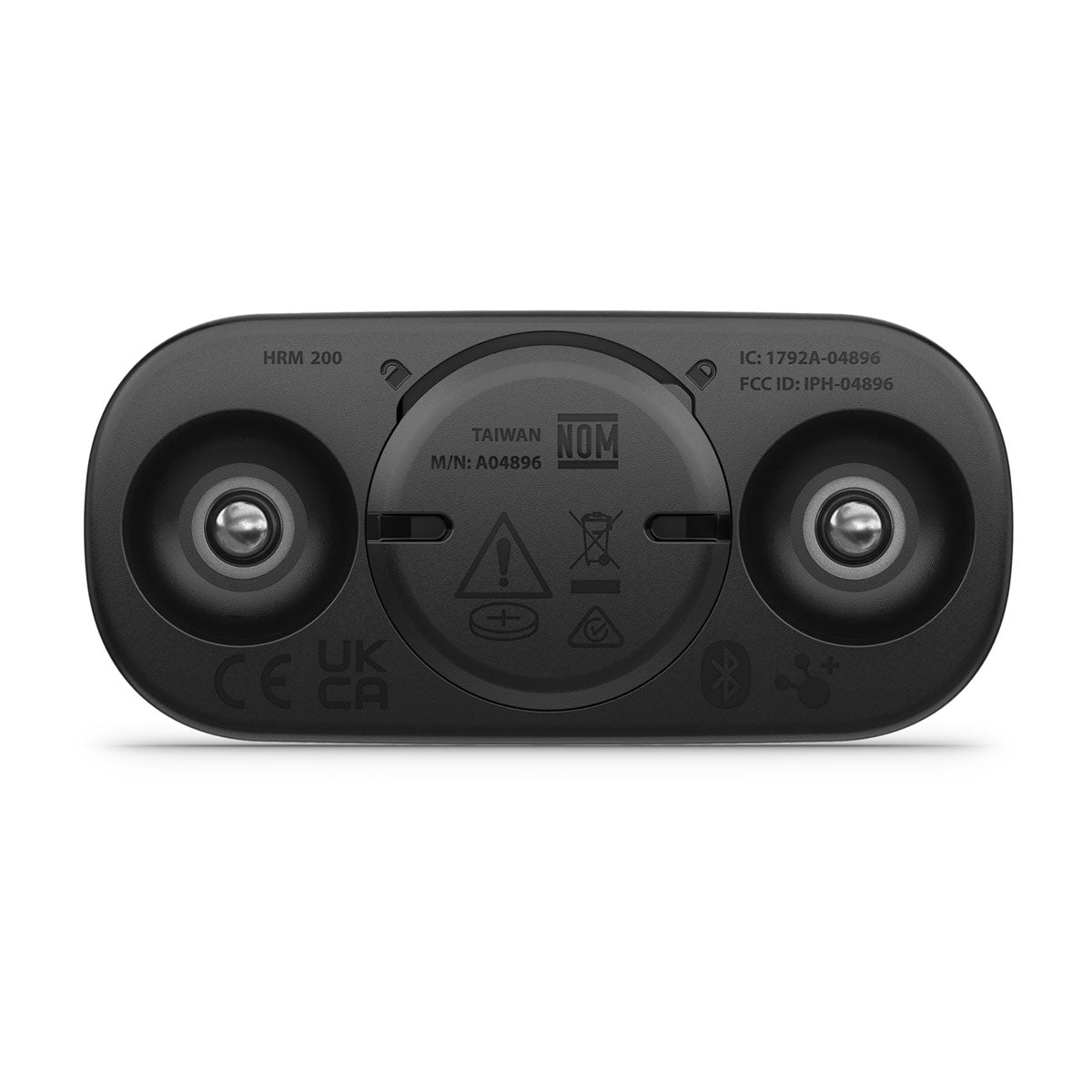 Garmin HRM 200 Heart Rate Monitor - module back view