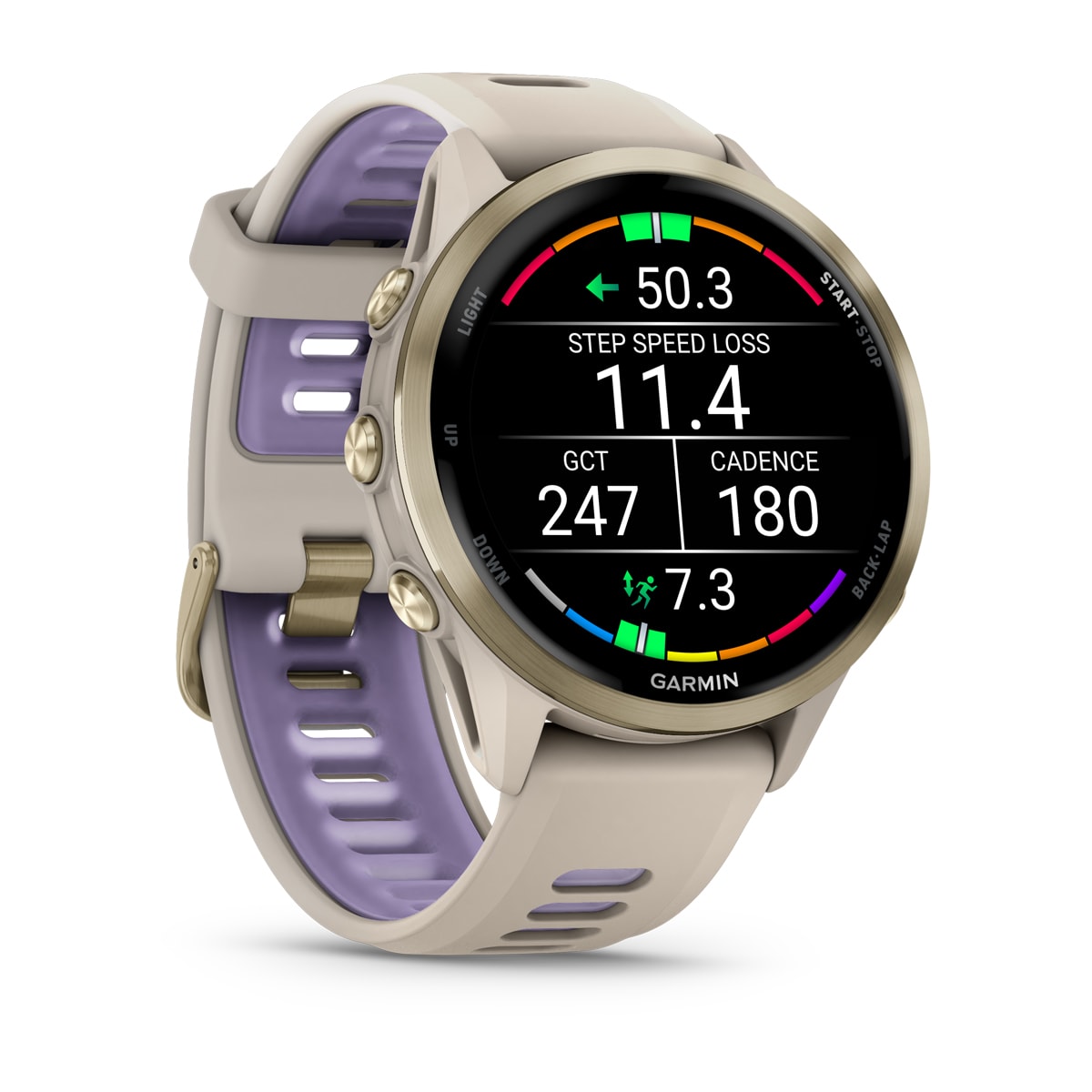 Garmin Forerunner 970 GPS Running Smartwatch - angled left-front view