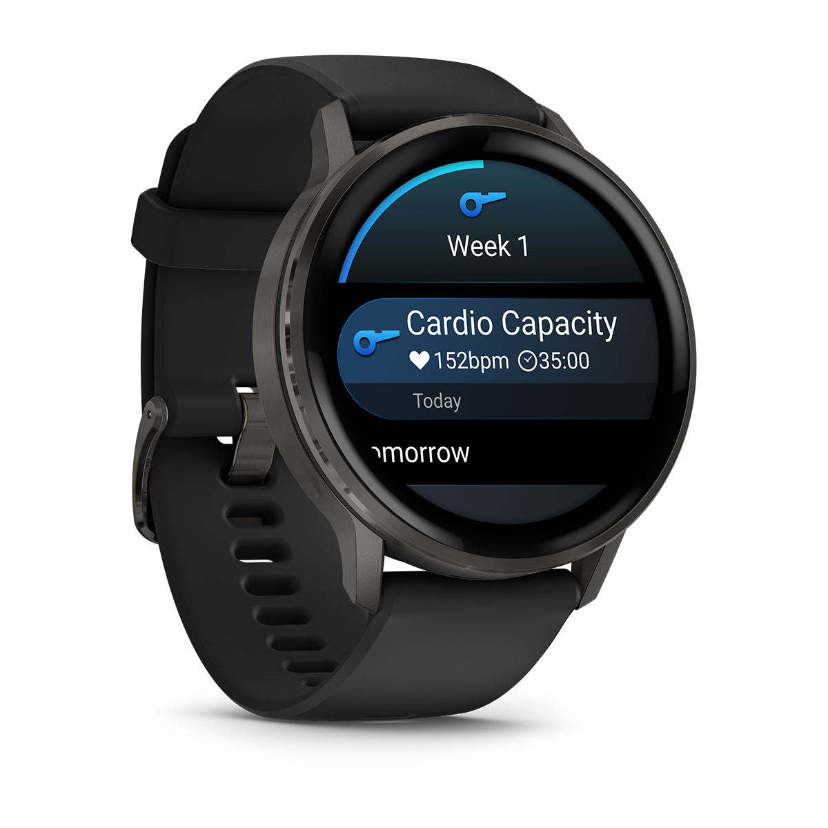 Garmin Venu 4 45mm GPS Health Smartwatch - angled front view