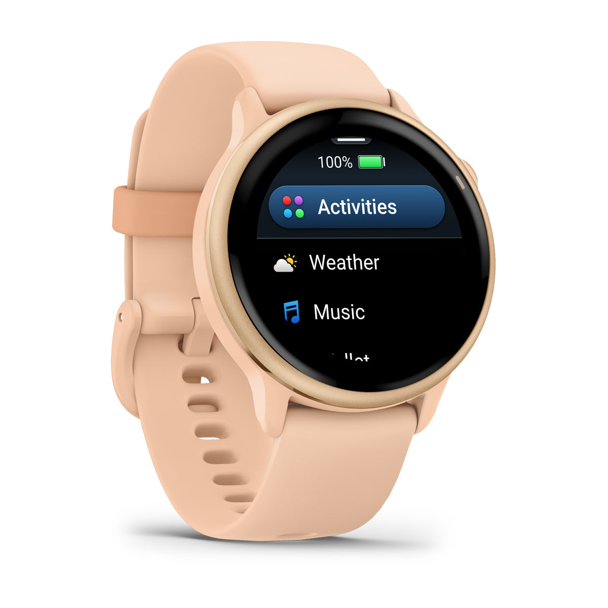 Garmin vivoactive 6 GPS Fitness Smartwatch - angled front view