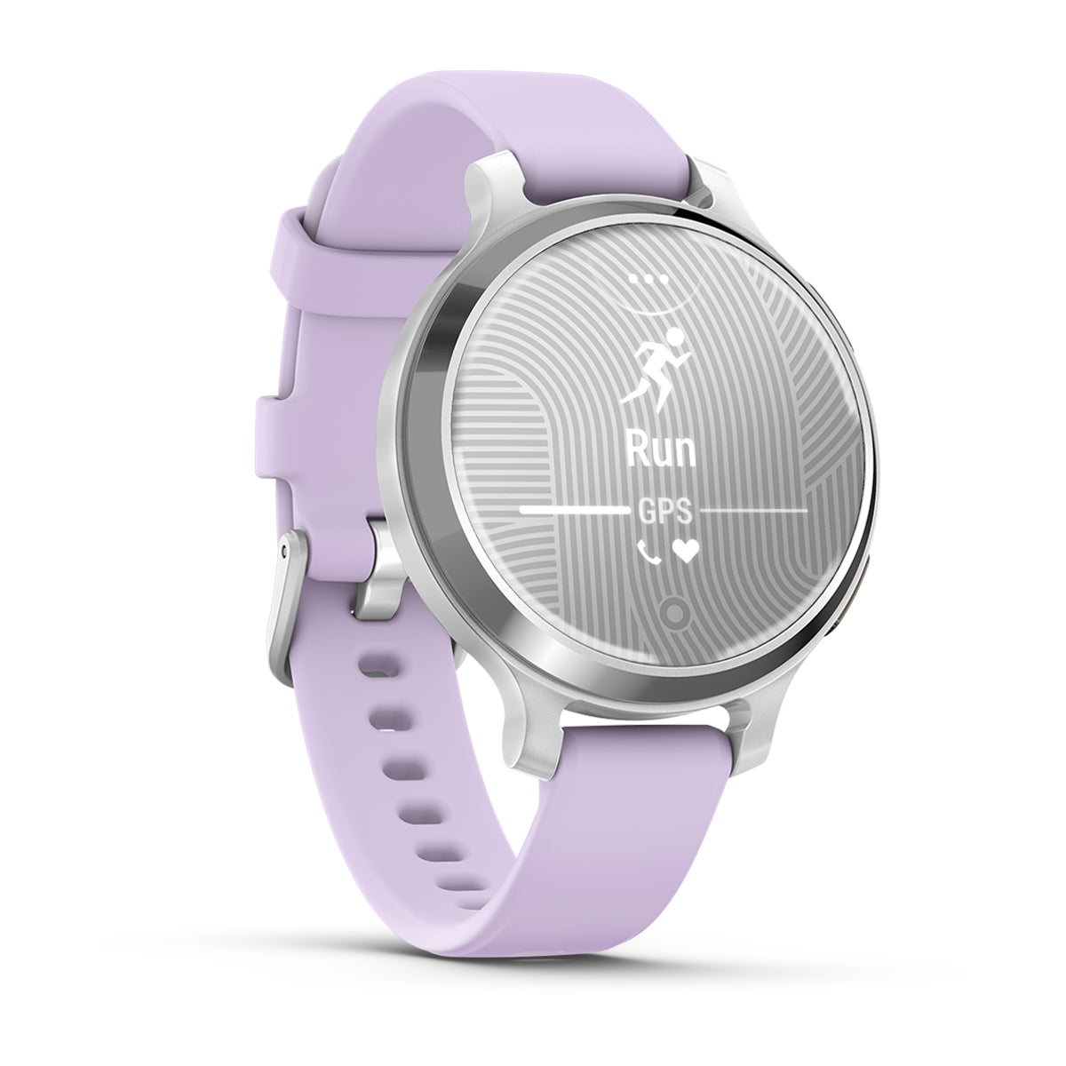 Garmin Lily 2 Active Small GPS Smartwatch - angled front view