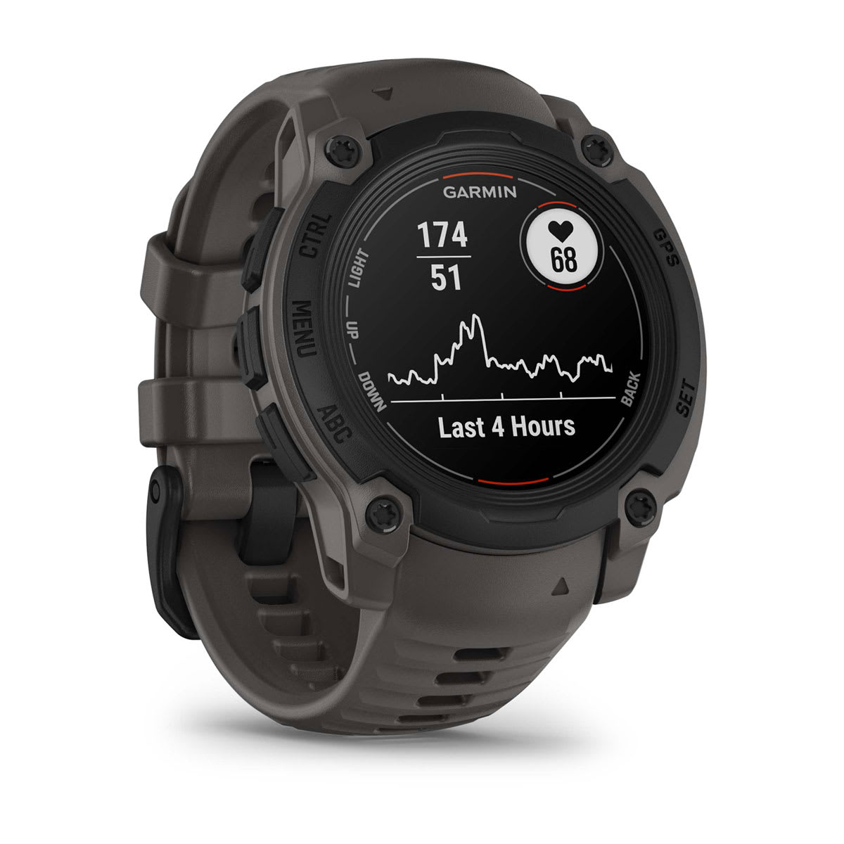 Garmin Instinct E 40mm Rugged GPS Smartwatch - angled left-front view