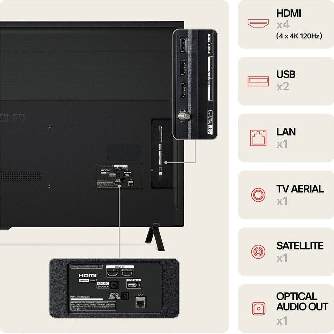 LG 65 Inch B4 OLED 4K Smart TV 2024 | OLED65B46LA.AEK LG TV Euronics Ireland