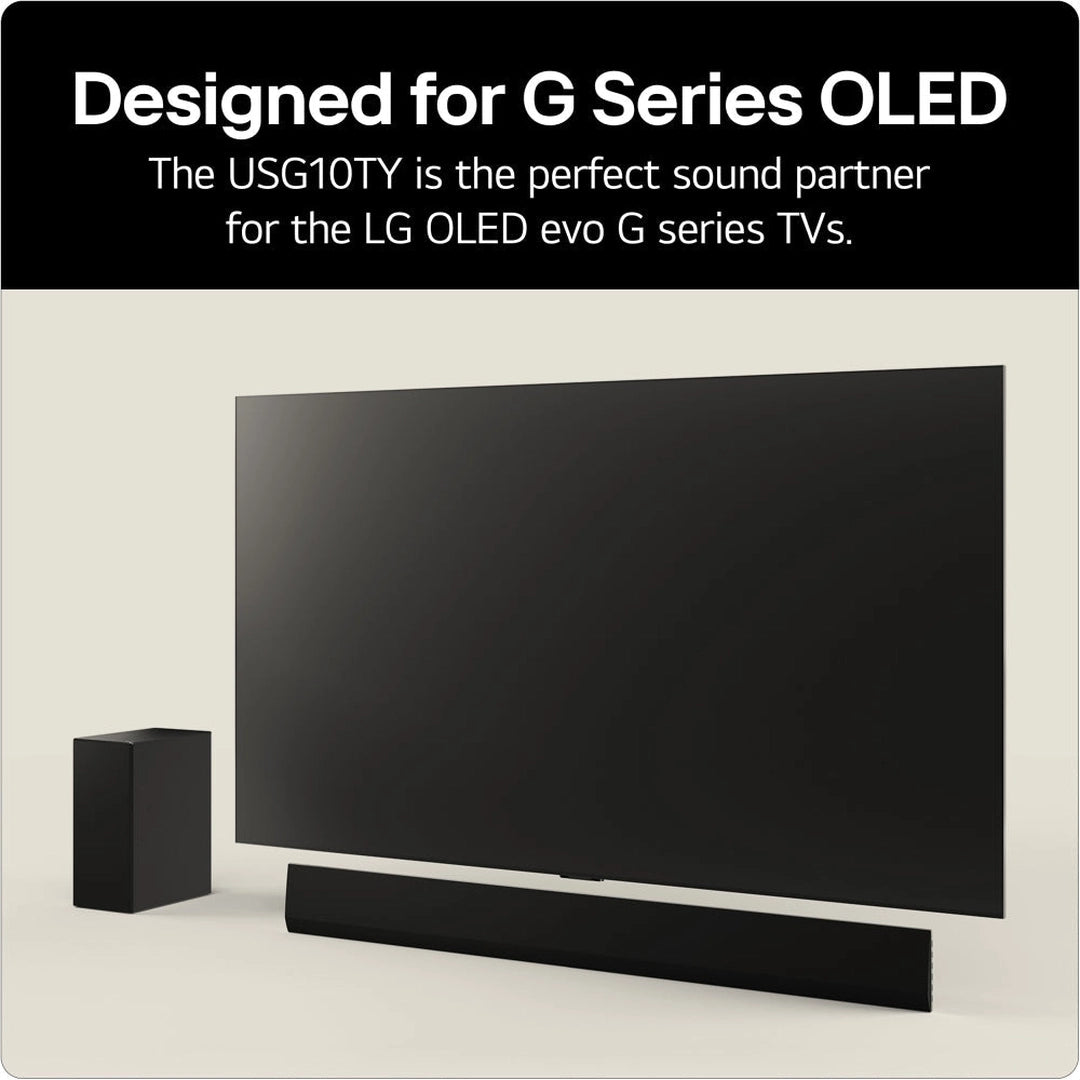 LG USG10TY Sound Bar, Black | USG10TY.DGBRLLK LG Soundbar Euronics Ireland