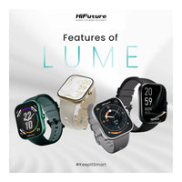 HiFuture Lume Smart Watch 1.85" Display | Black
