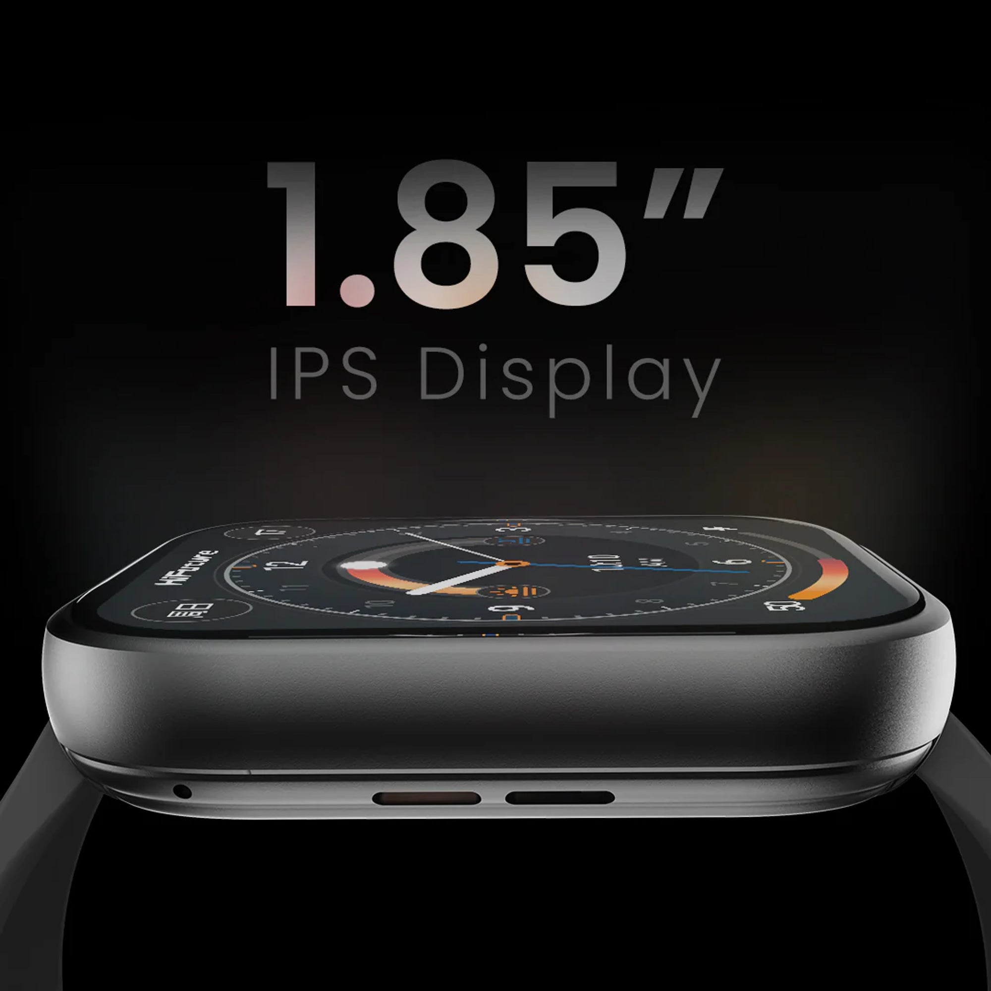 HiFuture Lume Smart Watch 1.85" Display | Black