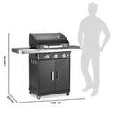 Landmann Rexon 3.1 62cm Cast Iron Gas BBQ with Modulus Cooking System | 12273 Landmann Outdoor Grill Euronics Ireland