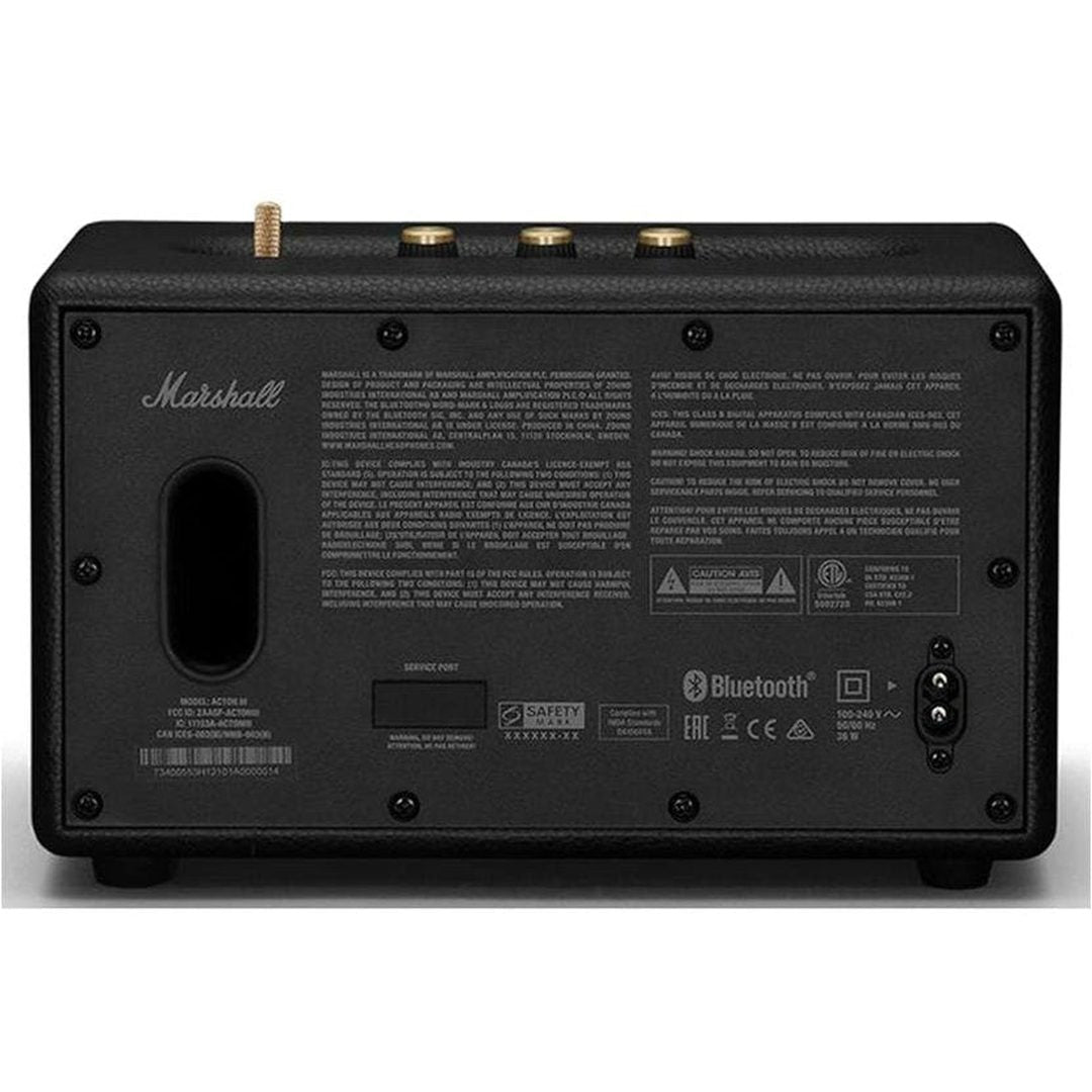 Marshall Acton III Black Bluetooth Speaker | 1006006 Marshall Speaker Euronics Ireland