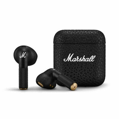 Marshall Minor IV True Wireless Headphones In Black | 1006653 Marshall Headphones Euronics Ireland