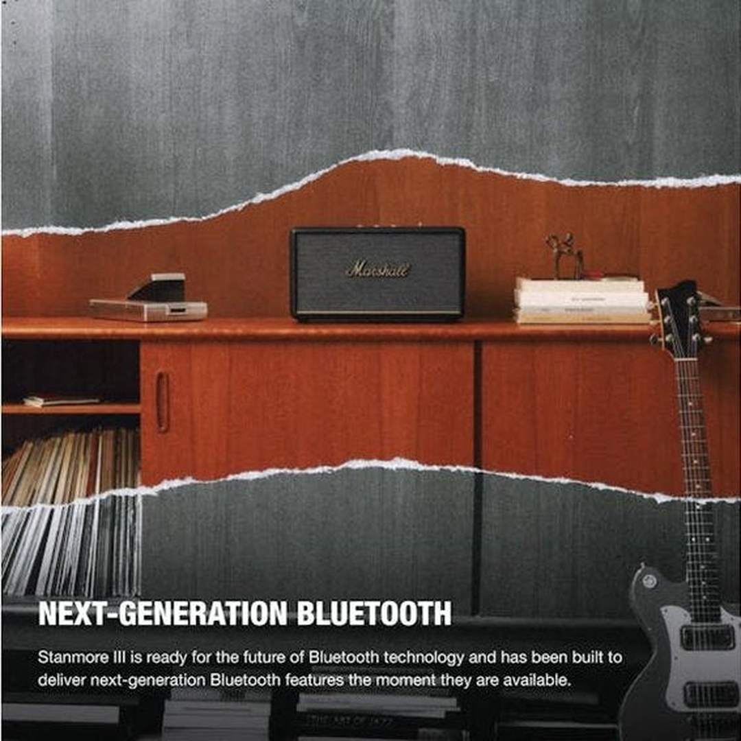 Marshall Stanmore III Bluetooth Speaker Black | 1006012 Marshall Speaker Euronics Ireland