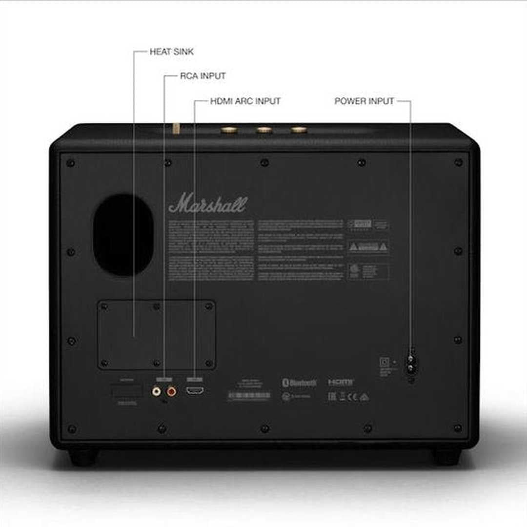 Marshall Woburn III Black - Superior Bluetooth Speaker | 1006018 Marshall Speaker Euronics Ireland
