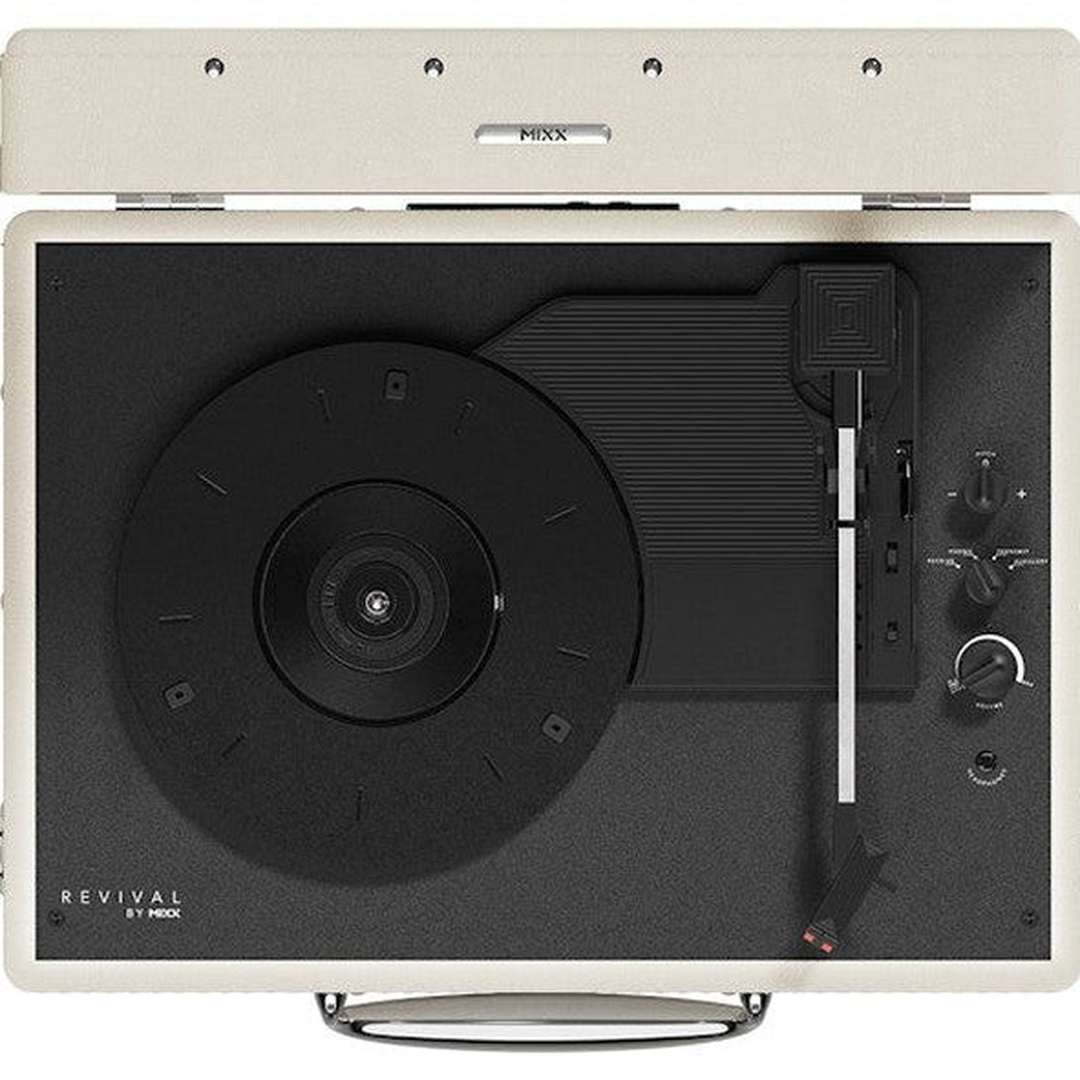 Mixx Revival 55 Stereo Vinyl Record Deck Cream | MRRP-55-CM-461 Mixx Euronics Ireland