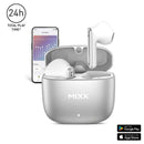 Mixx Streambuds Custom 2 TWS Earphonce Silver White | SBCU-02-SW-366 Mixx Euronics Ireland